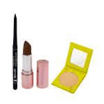 Moraze Combo Pack of Compact Lipstick With Kajal