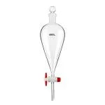 ABGIL Borosilicate Glass Separating Funnel Pear Shape With PTFE Stop Cock 5000ml