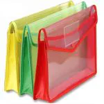 Rangwell Multicolor A4 Documents File Storage Bag (Pack of 3)