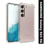 XOVO Back Cover for SAMSUNG Galaxy S23 5G, SAMSUNG Galaxy S26 (Transparent, Dual Protection, Silicon, Pack of 1)