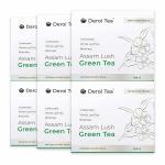 DEROI TEA Assam Lush Green Tea | CARBON-FREE DRIED TEA | 100% Natural Whole Leaf | Assam Tea | 1Bud & 2 Leaves| Antioxidant Rich | Bitterless | 100 g - 60 Cups | Pack of 6