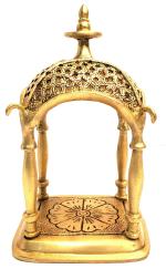 KESHTO Temple Brass for Pooja Mandir Living Room Decor | Pooja Mandir Brass Temple | Mandir Puja Temple Brass | Pooja Mandir | Home and Pooja Room Decoration