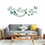 Decal O Decal Live Laugh Love Self Adhesive Sticker