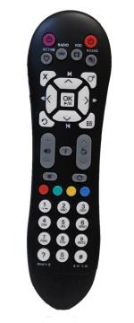 TIVANY INTERNATIONAL DTH Remote No. 125 - Not RF for Videocon D2H Set Top Box Remote