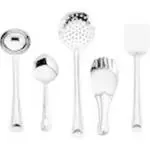 GEER ENTERPRISE COOKING SPOON Kitchen Tool Set (Spatula, Scooper, Skimmer, Ladle, Cooking Spoon)