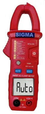 Sigma Instruments Digital Smart AC Clamp Meter 