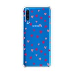 Emble Designer Clear Tranperant Silicone Case For Samsung A50-Design A32 ( TPU | Soft , Samsung A50| Multicolor )