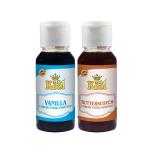 Mr.Kool Vanilla & Butterscotch Flavor Food Essence 50ml Each.Pack of 2 Combo.