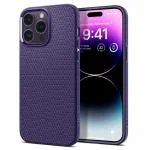 SPIGEN Deep Purple Thermoplastic Polyurethane Liquid Air Back Cover Case Compatible With Iphone 14 Pro TPU
