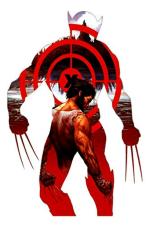 Divinedesigns Multicolor Vinyl Wolverine Wall Sticker