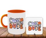 Whats Your Kick Basketball Theme Cool Dude Design Printed Orange Ceramic Coffee Mug with Desky and Tea Mug 325 ML
