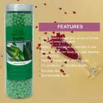 Velvetree Cema Beads Alovera Wax Strip-less Peel Off Wax / Removes Tan, Dead Skin | For Arms, Legs and Full body wax For all skin types Wax for Smooth Hair Removal ( 400gm)