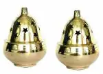 Fashion Bizz Akhand Brass Diya 3 inch (Set of 2 pcs)