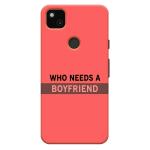 Mobiera Boyfriend Quote Printed Back Cover Case For Google Pixel