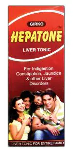 Girko Hepatone Liver Tonic | For Fatty Liver | For Healthy Liver & Digestive Support | Ayurvedic Medicine | Pack of 2 X 200 ml.