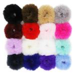 THE MAXIM Fur Elastic Fluffy Faux Rope Furry Ring Hair Band Girls