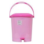SHIVOM STEELS Plastic Pedal Dustbin asso Big nos,Pink