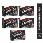 DENVER Black Code Cologne Bathing Soap With Germ Protection & Powerful Fragrance ( 5 X 125 gm )