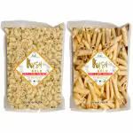 Kush Gold Durum Wheat Pasta - Combo Pack of Elbow Macaroni & Penne Pasta (400gm Each)
