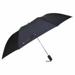 Fendo 2 fold auto open umbrella Nylon Black Silver with UV Protection (Black Mono)