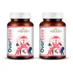 Vedikroots PCOS PCOD Ayurvedic Supplements For Women | Regulate Menstrual Cycles | Hormone Balance PCOS Supplement | 60 Veg Capsules (Pack of 2)