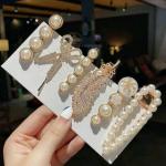 R4A CREATIONS KOREAN HARI CLIPS FOR GIRLS AND WOMEN | COLOR-WHITE | PACK OF 1 | PCS -6