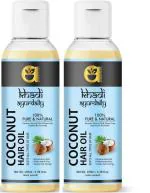 Ayurdaily Khadi Coconut Oil Hair, 200 Ml (Pack Of 2)