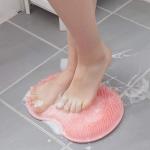 Hypexa Shower Foot Scrubbers for use in Massage Scrubber Floor Shower Massage Mat Foot Brush for Shower Improves Foot or Back Circulation & Reduces Foot Pain, Non Slip with Suction Cups | Multicolor