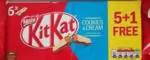 Nestle Kitkat Cookies And Cream, 124.2 G (Pack Of 6)