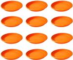 GreenLove Flower Pot Plant Saucer Base Plate Planter Tray 11 Inch Plant Container Set (Pack Of 12, Plastic)