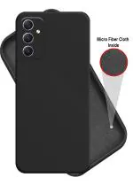 HUPSHY Back Cover For SAMSUNG Galaxy M34 5G::SAMSUNG M34 5G (Black, Flexible, Silicon, Pack Of: 1)