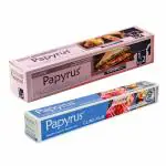 Papyrus Food Wrapping & Paper Roll Transparent Foil | Wrap Food Packaging | Food Storage-Food Packing | Food Wrapping Film Roll (1/2kg Butter Ppaer & 30m Cling Film)