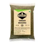 FARMUP Green Moong Dal (Hare Moong) (900 Gram Pack of 1)