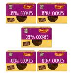 Roopji | Jeera Cookies 1Kg (200Gm x 5) | Authentic Bikaneri Cookies | Roopji Namkeen, Sweets and Snacks| Ready to Eat