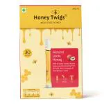 Honey Twigs Litchi Honey, 240gms (30 Single Sachets) Grade A Honey - Traceable Source | Zero Additives | Zero Added Sugar | For Overall Immunity