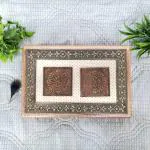 DIWAM HANDICRAFTS Traditional Wooden Dry Fruit Storage Box for Wedding and Festival Return Gifts