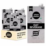Urban Platter Oat Beverage, 1L (Pack of 6) (Plant Based | Barista Grade | Daily Pantry Essential | Creamy and Delicious)