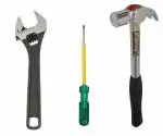 GIZMO Hand Tools, Hand Tools Kit, Hand Tools Kit For Home Use, Hand Tools Set, Tools Combo With 8