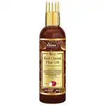 Oriental Botanics Red Onion Hair Oil with Comb Applicator 200ml - With 30 Oils & Extracts for Stronger Growth, Control Hair Fall