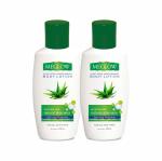 Meglow Body Lotion for Dry Skin, Combo Pack of 2 (100ml)- Rich Source of Aloevera, Glycerin & Vitamin E,Deep Moisturization for Winters|for Men & Women All Skin Types