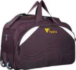 FEDRA Purple Polyester Strolley Duffle Bag with Wheels - 40 L