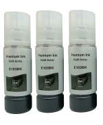 Verena 001/003/ 005/008 Refill Ink Compatible for Epson L5190, L3150, L3110, L1110, L4150, L6170, L4160, L6190, L6160 Printers Black Ink Bottle (Pack of 3)