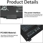 HB PLUS 3630 Mah 3 Cells Laptop Replacement Battery For 14-Dk0000 14S-Dk000 Series- 14-Dk1003Dx 14-Dk002Dx 14-Dk1013Dx (Black)