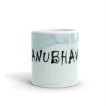 Rish Anubhav Printed Sky Blue Ceramic Coffee Mug, 350 Ml