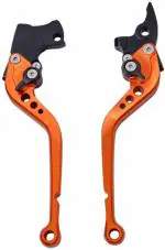 Acube Mart Orange Aluminium Clutch Lever For Ktm Rc 200, Duke 200, Rc 390, Duke 390