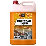 BLISS & BLUSH Dishwash Liquid 5 Liter Orange | Plant-Based Ingredients | Baby Safe, Skin Safe, Pet Safe