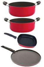 Nirlon 4 pcs of Non-stick Kitchen Cooking Utensil Combo Set