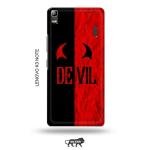 Tweakymod Printed Devil Back Cover For Lenovo K3 Note
