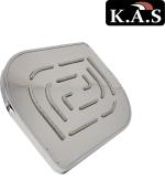 K.A.S Flora by Leaf Shower Head 4 x 6 Inch Parts Brass, Ptfe, Ss. 304 Nozzle Silicone Shower Head | Strong & Durable Rain spray patterns Bathroom Shower