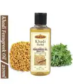 KHADI Herbal Fenugreek (Methi) Hair oil for Hair Growth Hair Oil (210 ml)